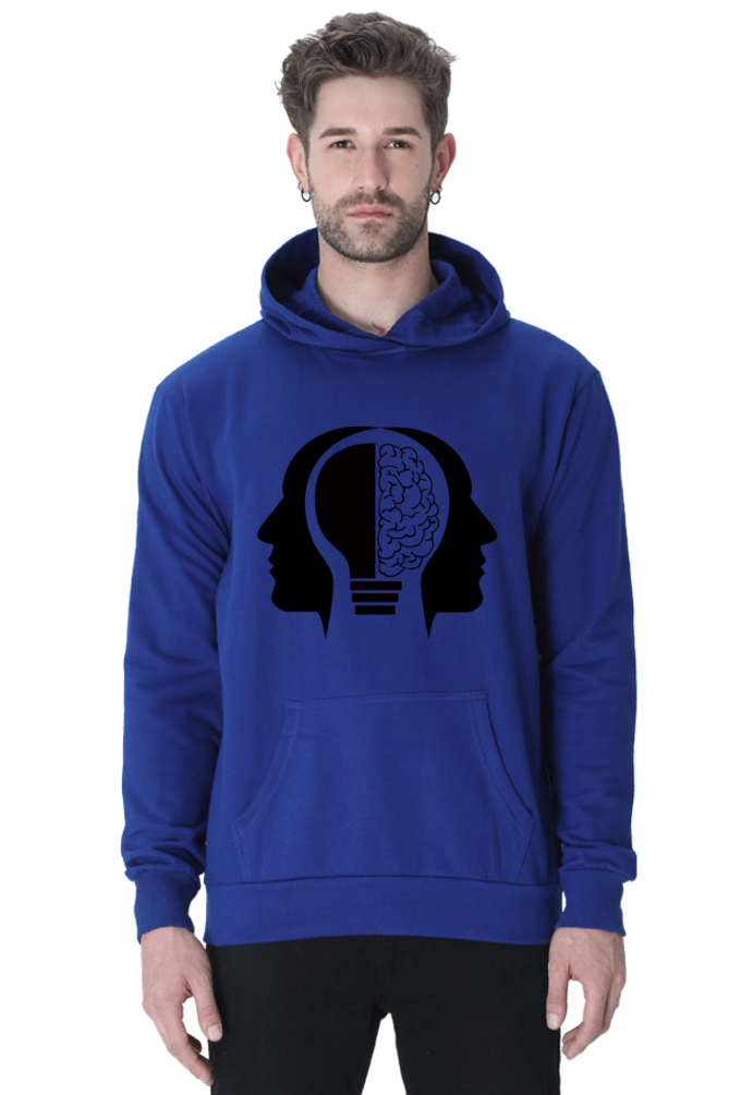 Memory Unisex Casual Hoodie Royal Blue