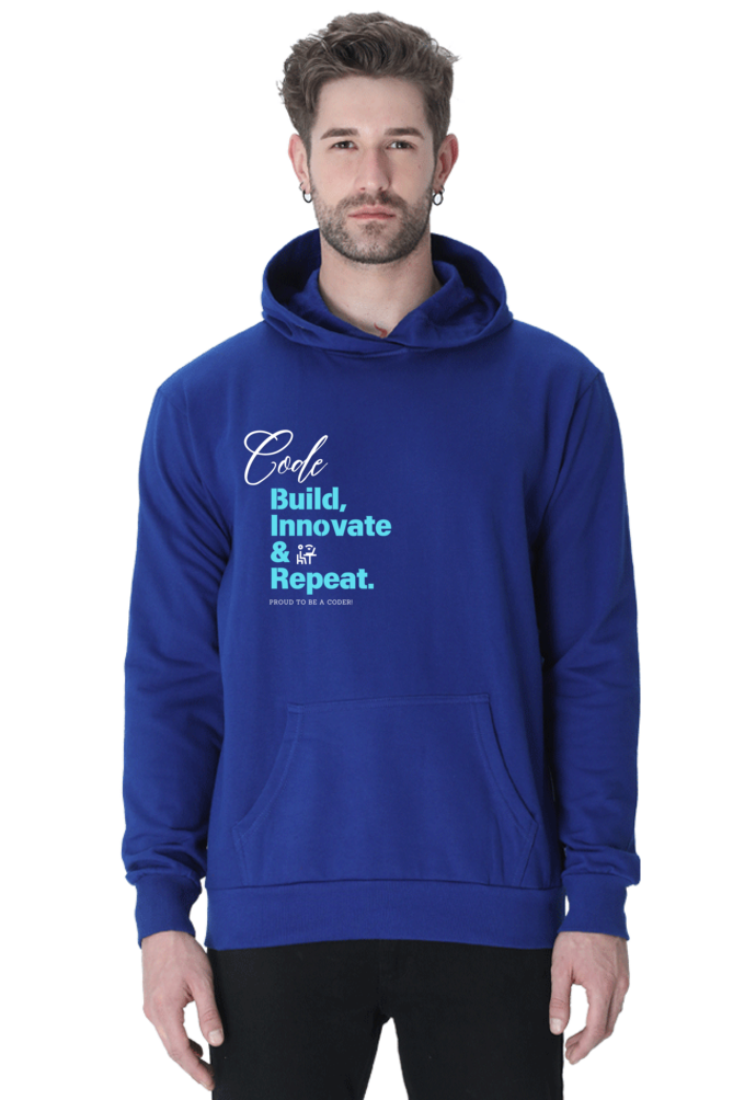 Coder Casual Hoodie Royal Blue