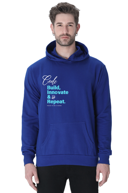 Coder Casual Hoodie Royal Blue