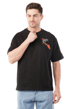 Drift With The Koi Oversized T-Shirt – Puff Print