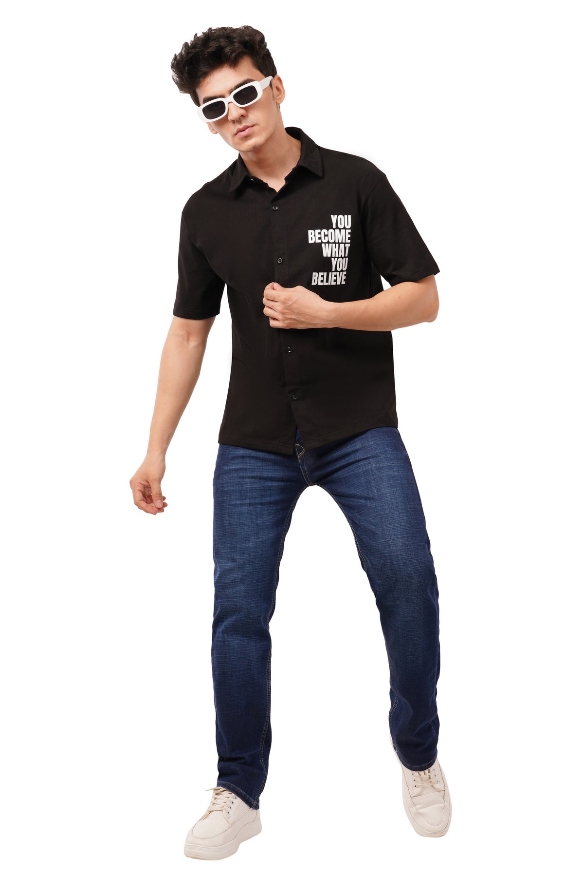Believe Oversized Cotton Shirt