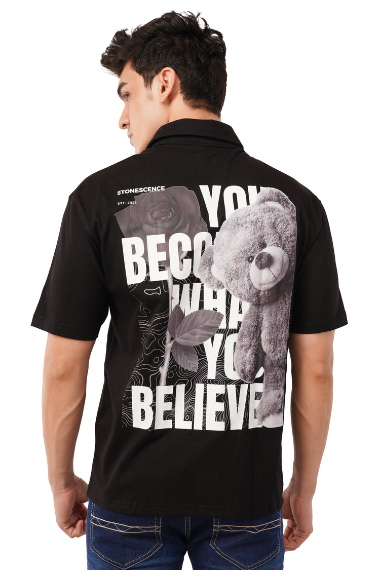 Believe Oversized Cotton Shirt