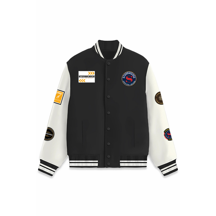 Confidence Varsity Jacket Black