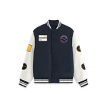 Confidence Varsity Jacket Navy Blue