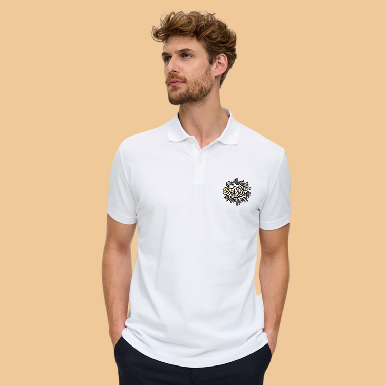 Defy the Odds Polo T-Shirt White