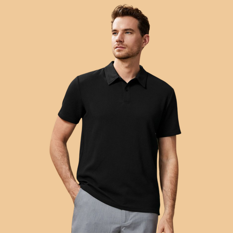 Men's Polo T-Shirt Black