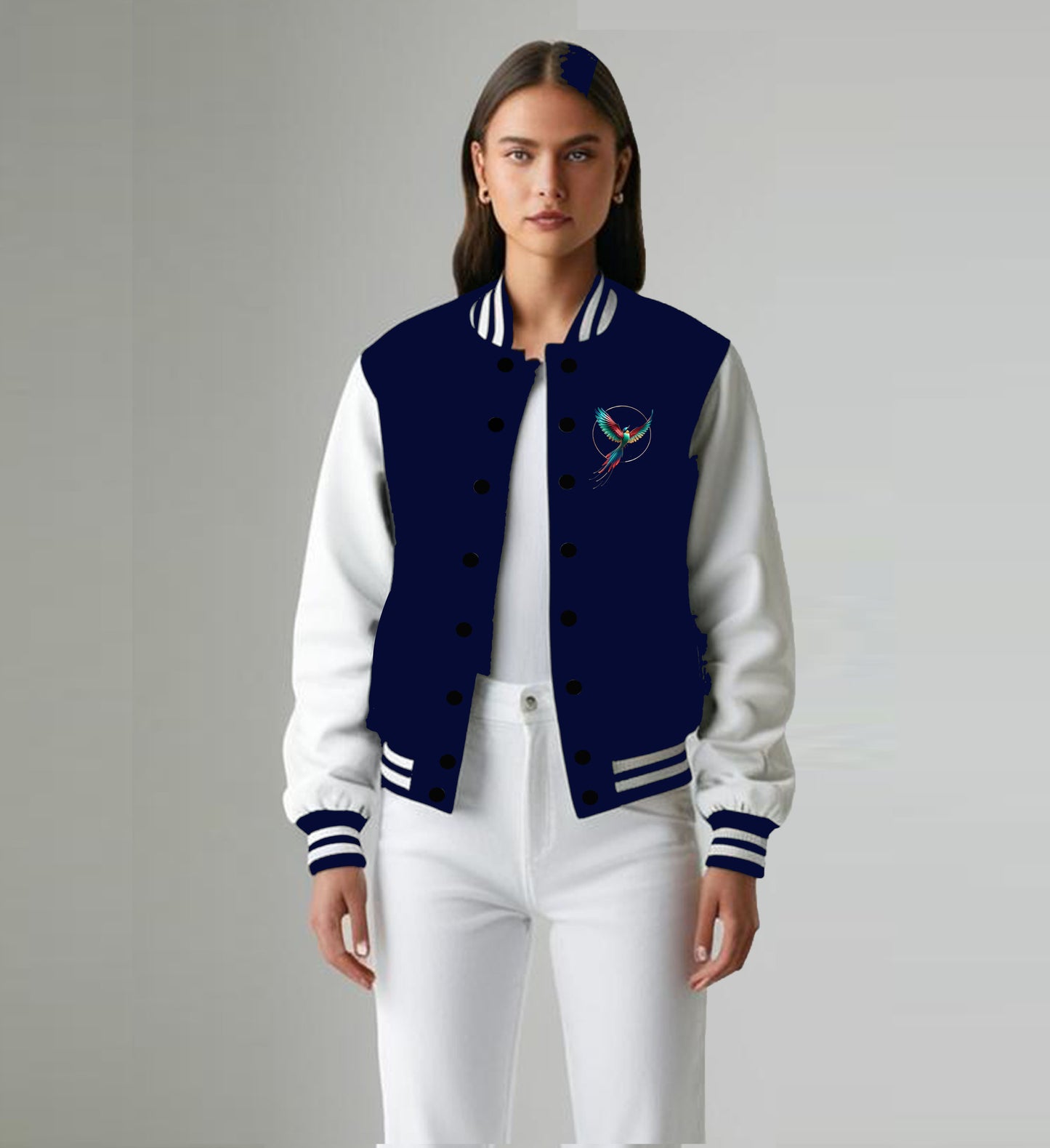 Fall to Rise Varsity Jacket