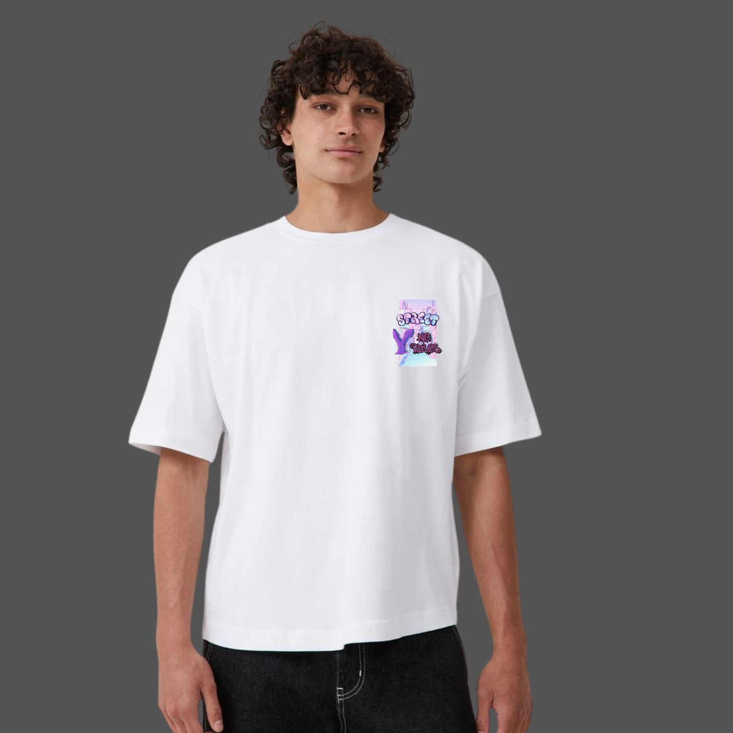 YNo Rules Terry Oversized T-Shirt