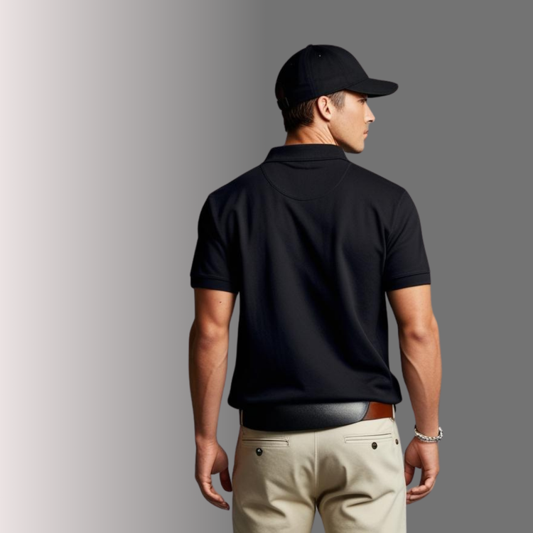 Black Polo T-Shirt
