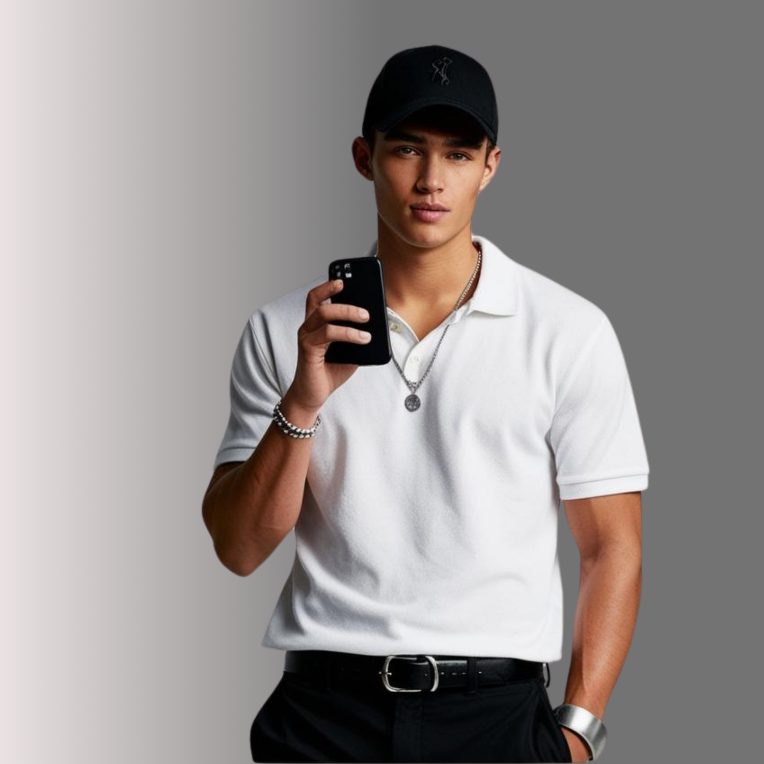 White Polo T-Shirt