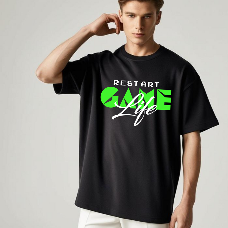 Restart Terry Oversized T-Shirt