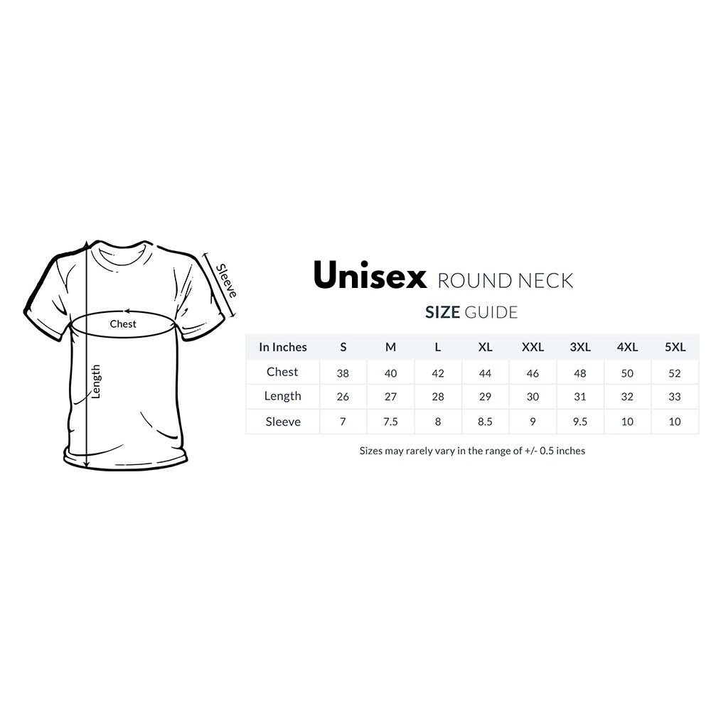 Pro Art Athlete Unisex Round Neck Half Sleeve T-Shirt