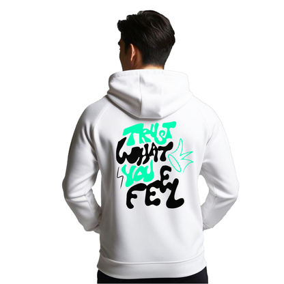 Trust White Unisex Zipped Hoodie