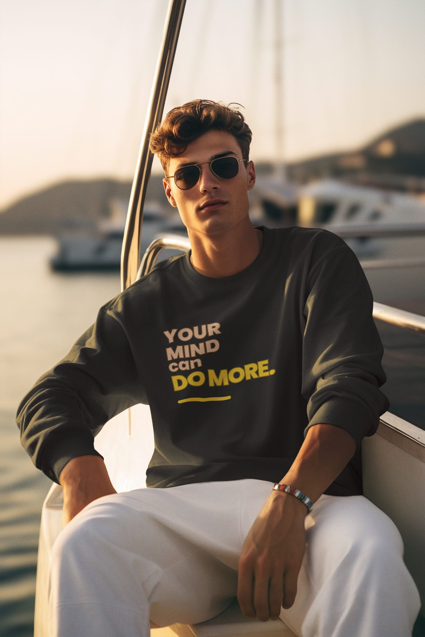 Your Mind Unisex Sweatshirt Black