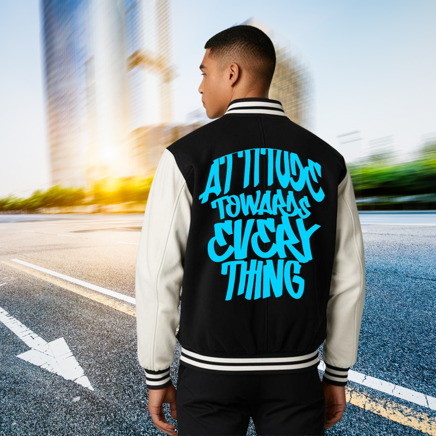 Attitude Matters Varsity Jacket