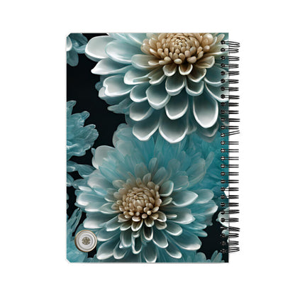 Dual tone Flowers Notebook