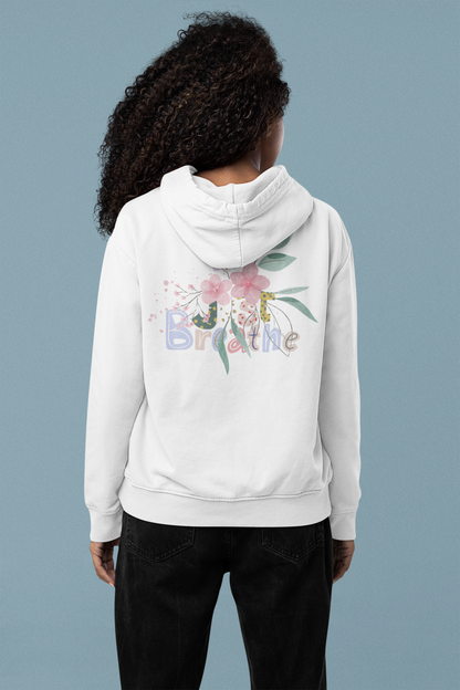 Just Breathe Unisex Zipped Hoodie