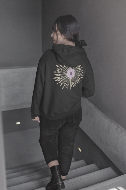 Flower Spike Unisex Zipped Hoodie