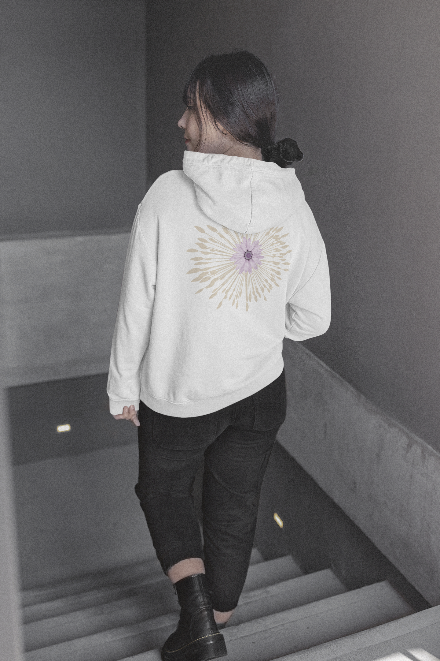 Flower Spike Unisex Zip hoodie