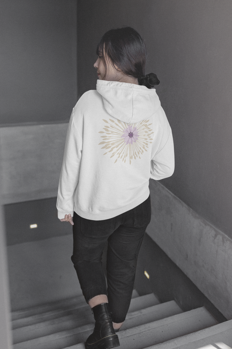 Flower Spike Unisex Zip hoodie