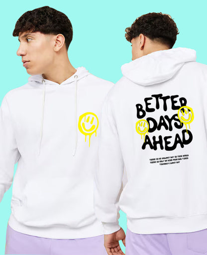 Better Days Unisex Oversized Hoodie White