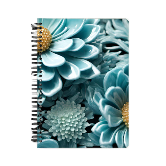 Single tone flowers Notebook A5