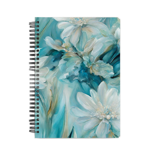 Blue flowers Notebook A5