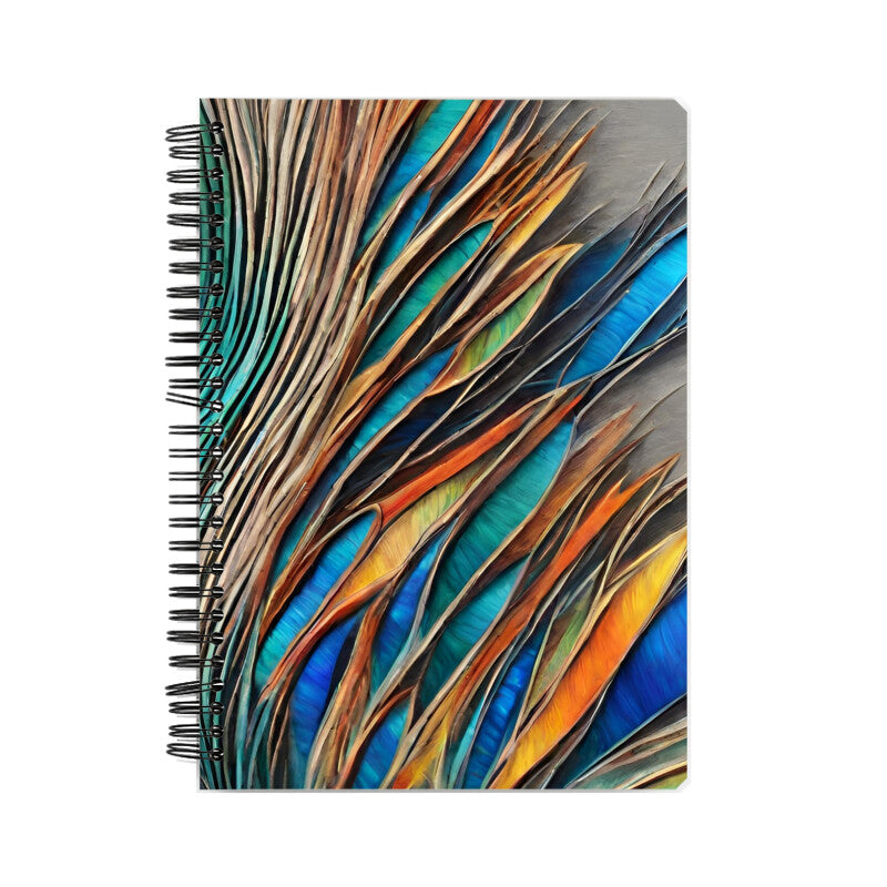 Peacock Feather Notebook A5