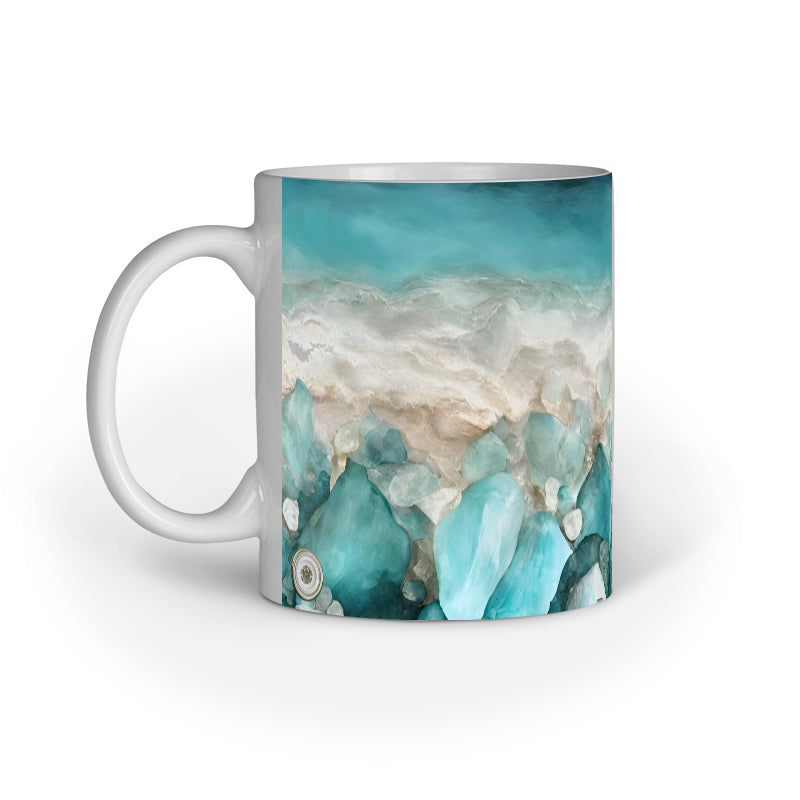 Beach Inner Colored Mug White