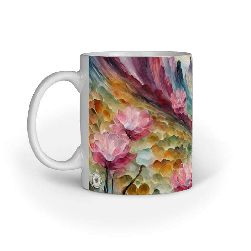 Crystal Valley Inner Colored Mug White