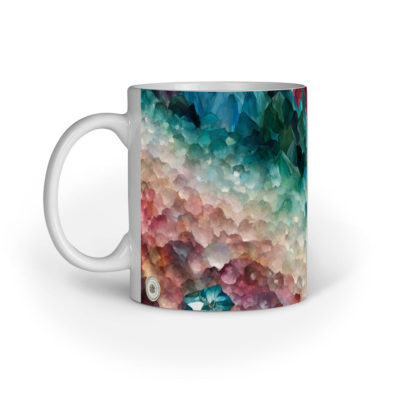 Mountain Inner Colored Mug White