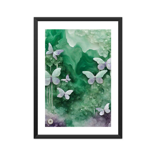 Butterflies Framed Art A3 Framed