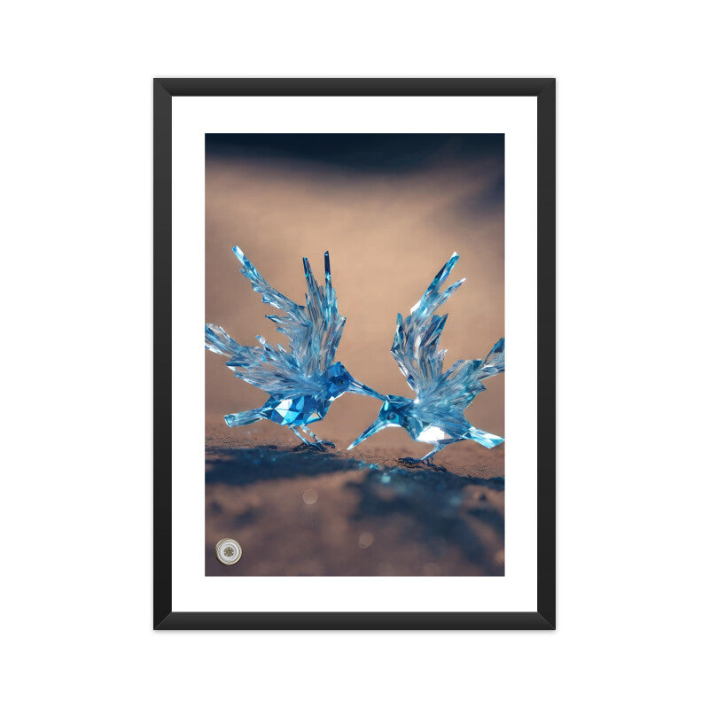 Birds Framed Art A3 Framed