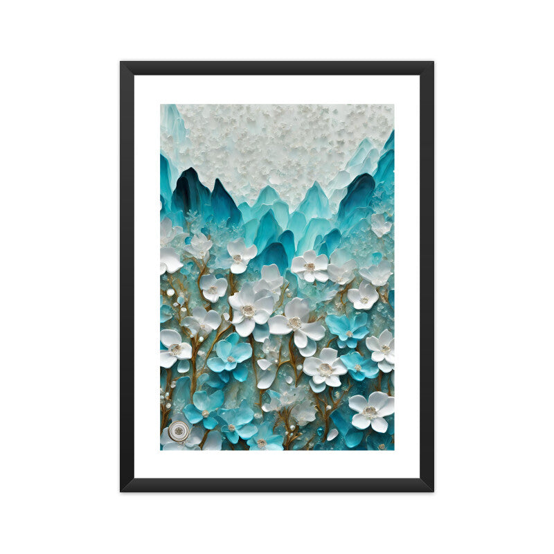 Mountain Framed Art A3 Framed