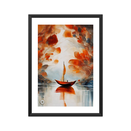 Boat A Framed Art A3 Framed