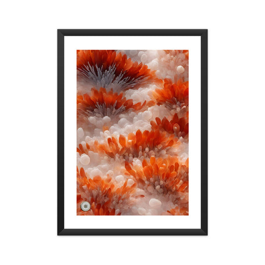 Flowerbed Framed Art A3 Framed