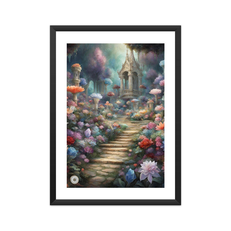 Garden Gazebo Framed Art A3 Framed