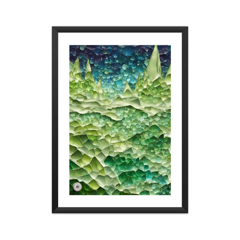 Peridot Valley Framed Art A3 Framed