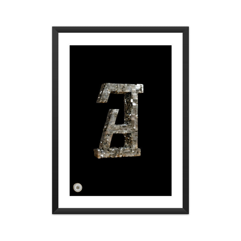 Pyrite Art A Framed Art A3 Framed