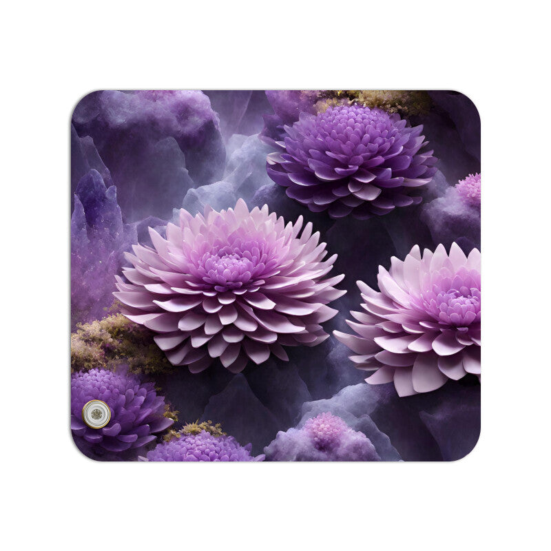 Purple Flowers Mouse Pad Mouse Pad