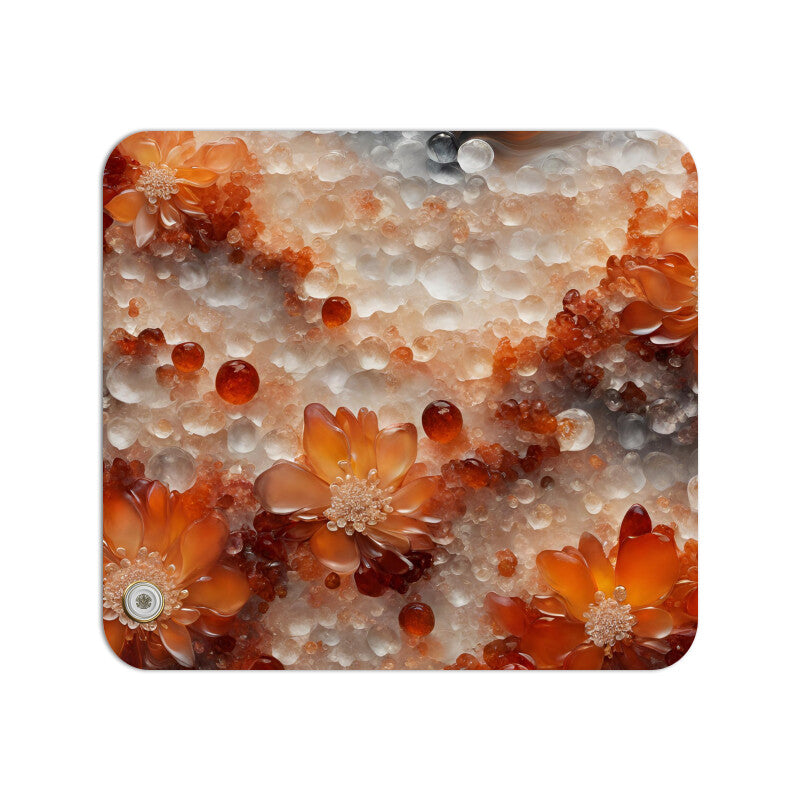 Orange Flowers Mouse Pad Mouse Pad