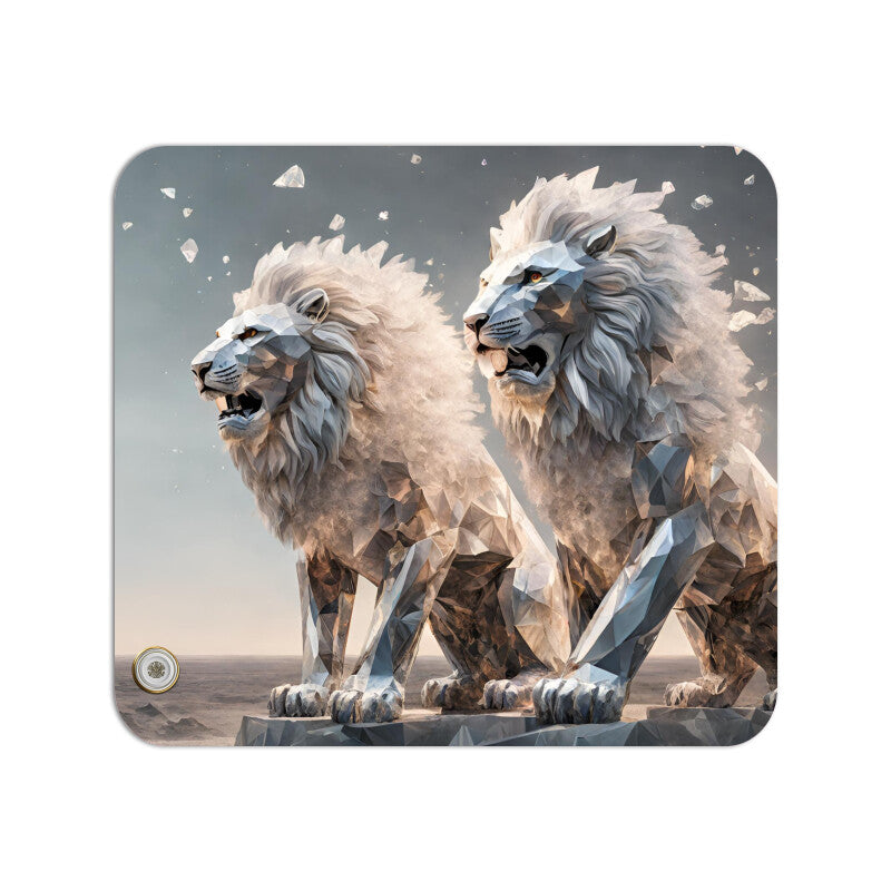 Smoky Quartz Crystal Lions Mouse Pad Mouse Pad