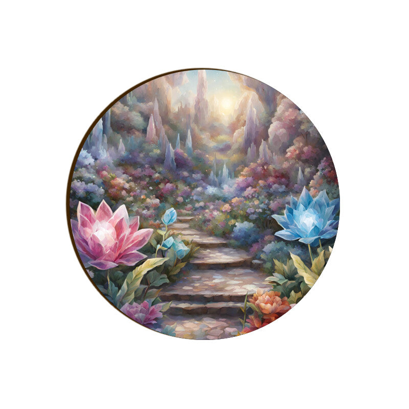 Garden Pathway Coaster Round