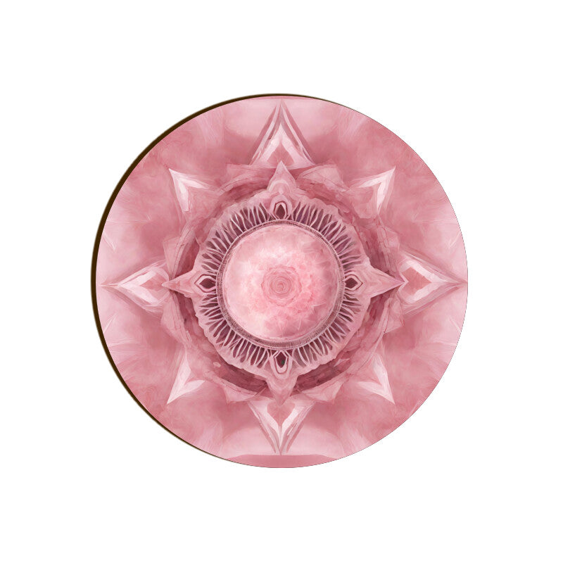 Rose Mandela Coaster Round