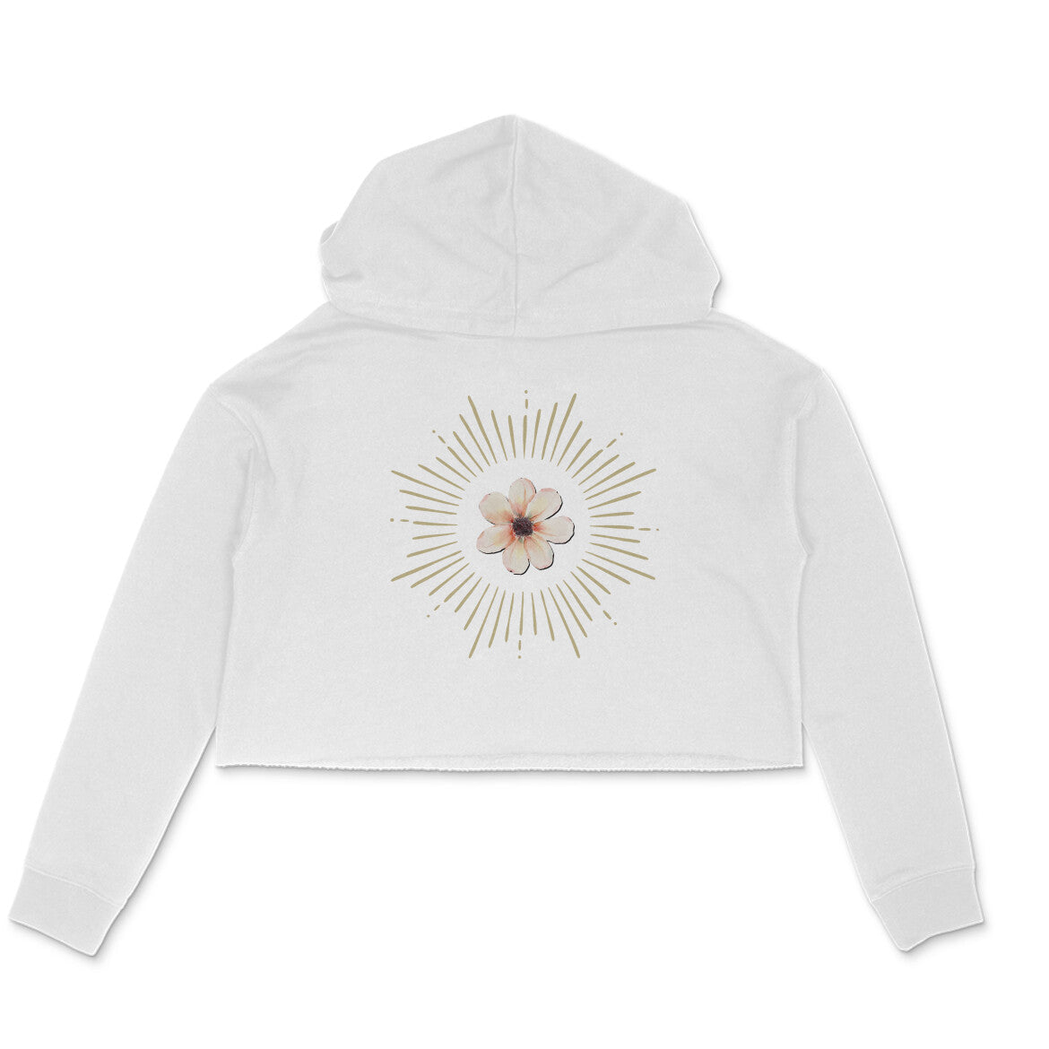 Courage Conquers Women's Crop Hoodie