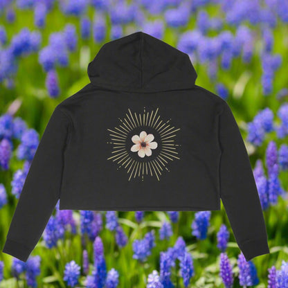 Courage Conquers Women's Crop Hoodie