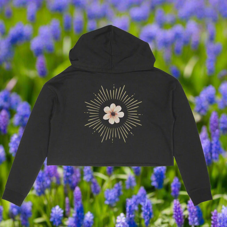 Courage Conquers Women's Crop Hoodie
