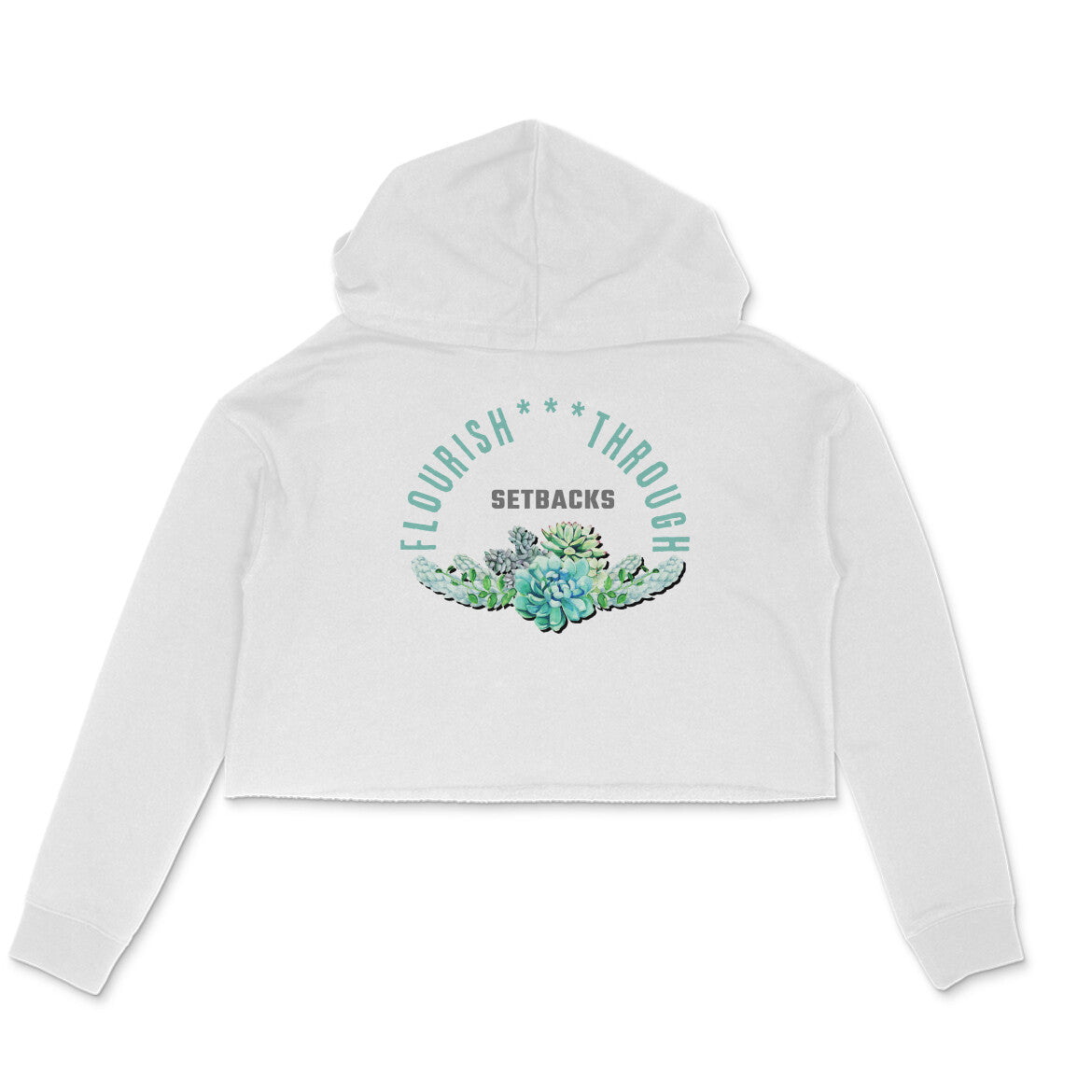 Flourish Women's Crop Hoodie