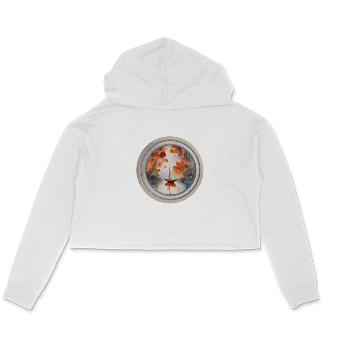 Crystal Boat Women's Crop Hoodie