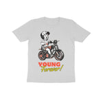 Young forever Kid's Half Sleeve Round Neck T-Shirt